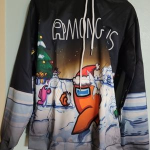 Amoung Us hoodie,  large